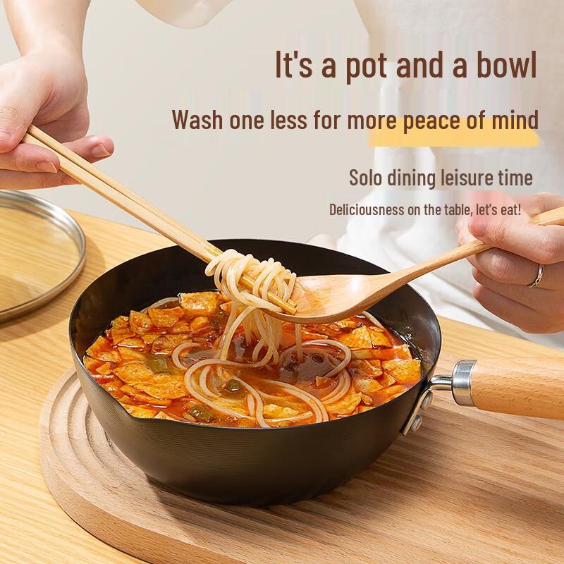 Double Gun Cat Claw Series 24cm Iron Wok