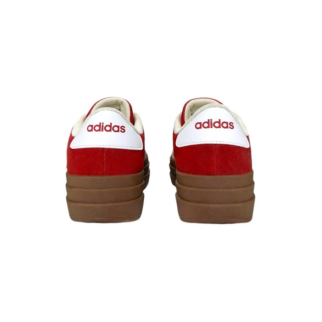 Adidas VL Court Bold Red Ride Height Increasing Low top German Army Trainers Women's Red KJ6852(Team634-)