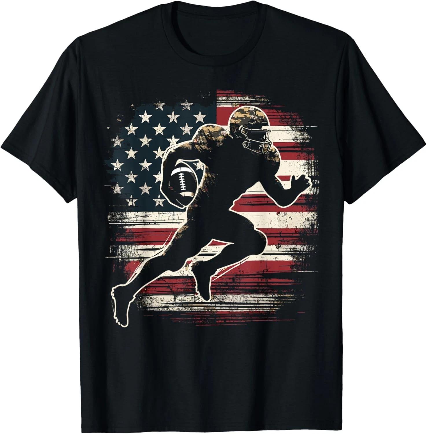 American Football Player Patriotic Gift Unisex T-Shirt 3XL