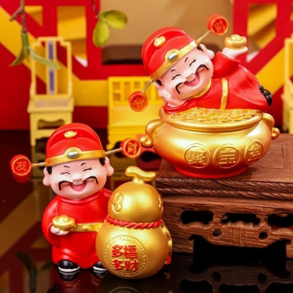 God of Wealth God of Wealth Figurines Statue Car Interior Ornament  Housewarming Gift