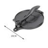 20cm Aluminiumlegierung Manuelle Tortilla-Presse Handbetrieben Teigformmaschine für Mexikanische Mais-Tortilla und Pfannkuchenpressen