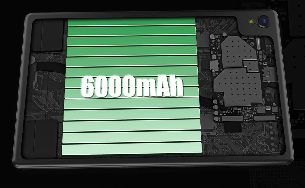 Palcový Android 12 32GB ROM 1TB Procesor 4GB RAM Duální fotoaparát IPS HD dotyková obrazovka Android Tablet 10.1 Tablet, Rozšiřitelný, 6000mAh, Čtyřjádrový tablet, 2,4G