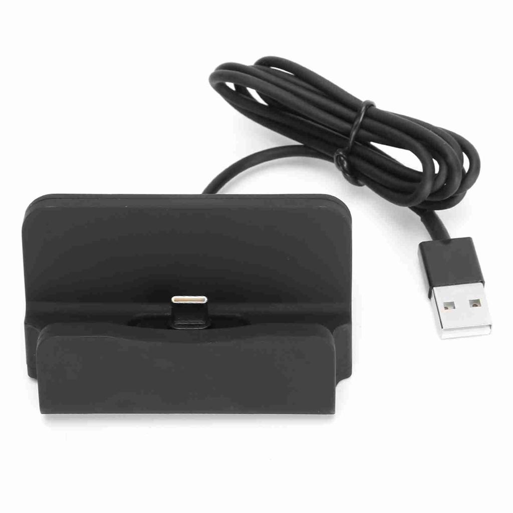 Type C Mobile Phone Charging Base Stand Charger for Samsung Huawei P9 P20pro Mate10(Black )