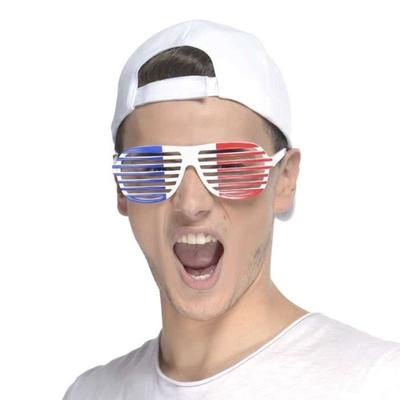 Tricolore France Grid Glasses - SMIFFYS - Adult - Outdoor