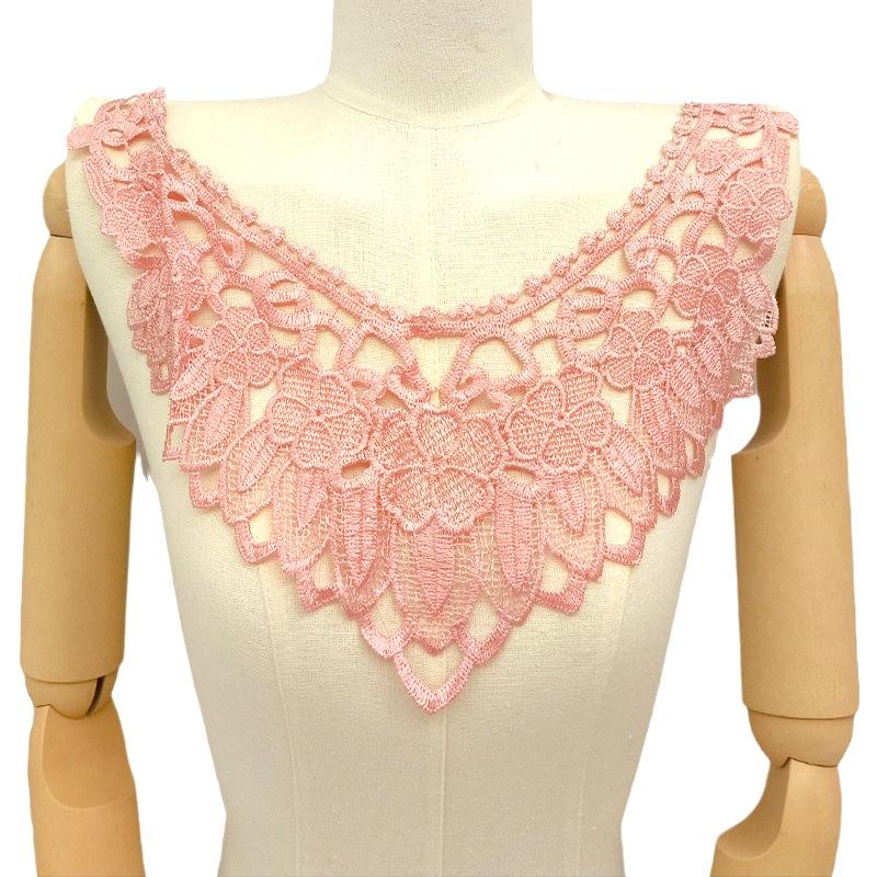 Water Soluble Lace, Embroidery, Polyester Silk, Corsage, Collar, Embroidery Collar, Fake Collar DIY Lace Accessories