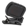 Clip On Guitar Tuner Black LCD Display A0 27.5Hz to C8 4186Hz Quick Response Violin Tuner for Bass U