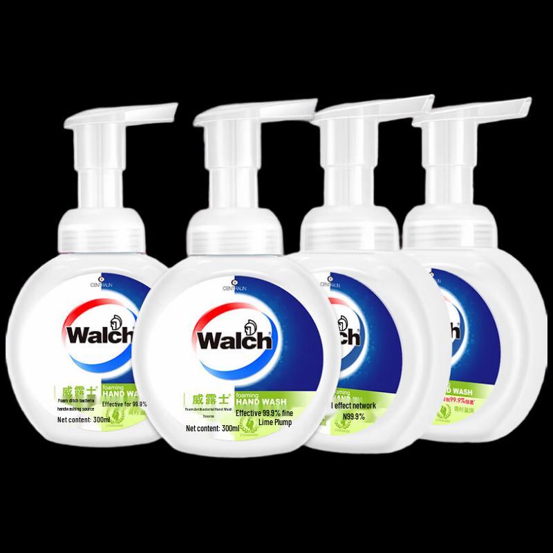 

Walch Foaming Antibacterial Hand Wash - Lime & Fruit Scent (4x300ml)