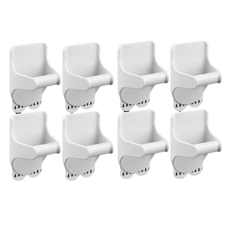 

M-Modern-Spray Bottle Hanger, Wall Mount 8Pcs Bottle Holder, No Damage Strong Adhesive Bottle Hooks, Spray Bottle Rack білий