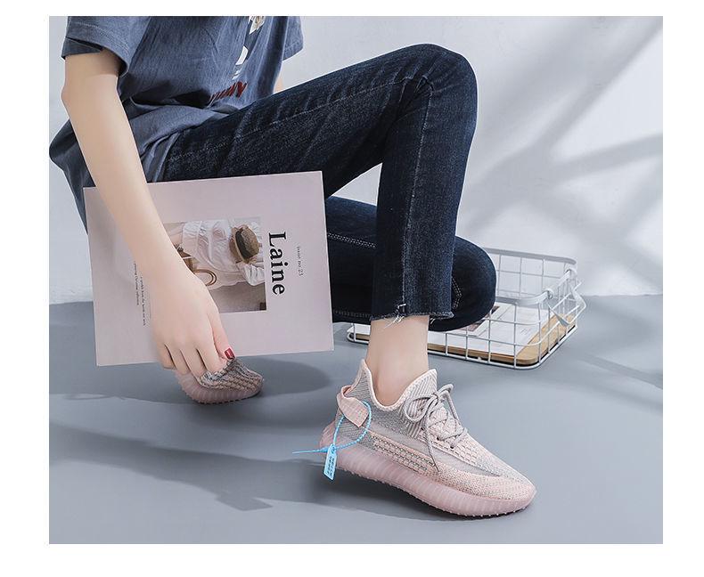 2024 Flyknit Coconut Shoes: New Spring/Summer Breathable Mesh Casual Sneakers