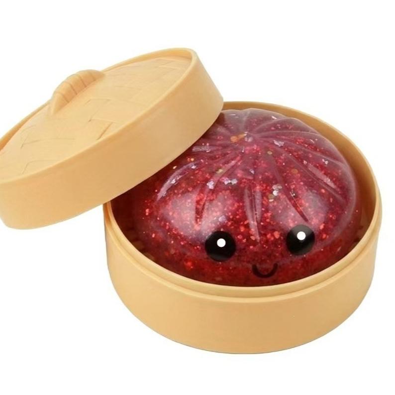 Γιγάντιο Squishy Παιχνίδι Ψωμάκι Ντάμπλινγκ, Αργής Ανάκαμψης Γκλίτερ Ντάμπλινγκ Μπαλάκι Στρες, Παιχνίδι Fidget Ανακούφισης Στρες για Σπίτι Γραφείο Ταξίδι