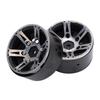 4Pcs 5.2CM Quality Metal Car Model Wheel Rims Hub High Strength for 1Celsius10 RC (black)