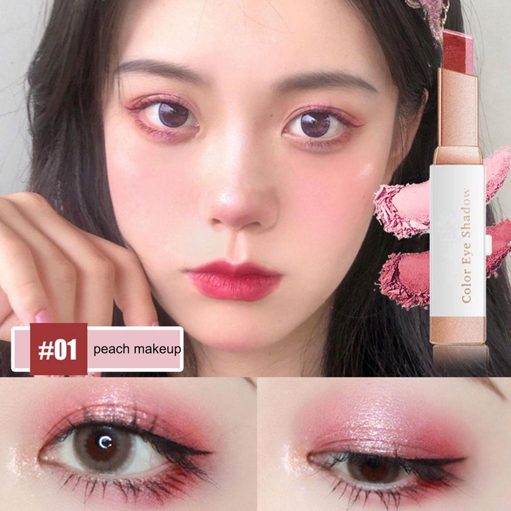 Gradient Eyeshadow Stick Waterproof Long Lasting Glitter Eyeshadow Makeup Eye A3T1