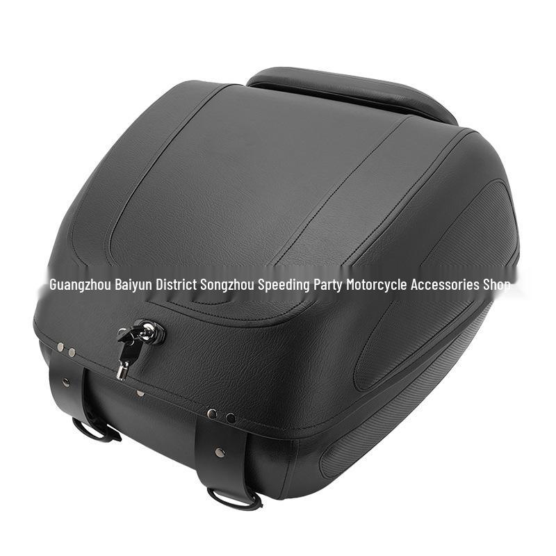 Cross-Border Harley Glide Street Double Headlight Road King Modified Leather Tail Box Cushion