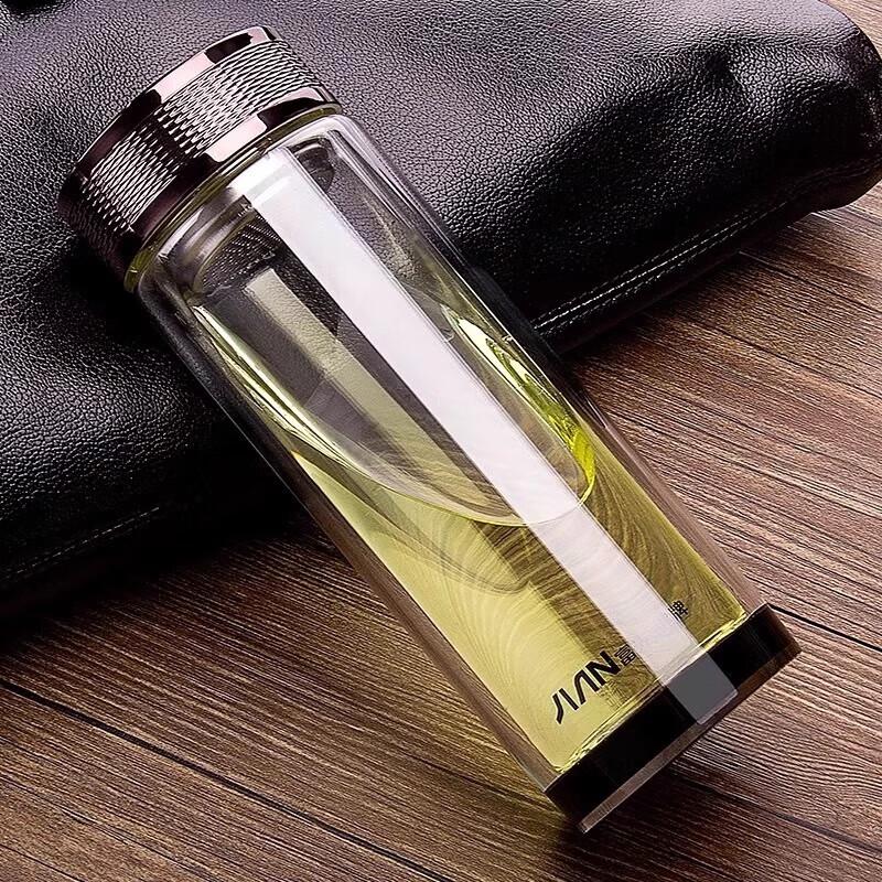 FUGUANG Double-Layer Glass Tea Infuser Cup