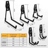 Heavy Duty Metal Garage Wall Storage Hooks