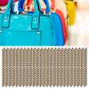 500 Sets Leather Rivets 8x8mm Electroplating Process High Hardness Iron   Double Sided Rivets for Hat Clothing