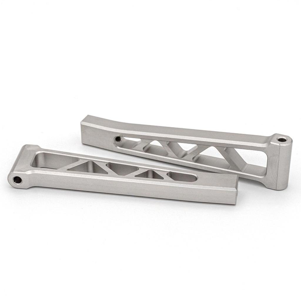 2Pcs Remote Control Front Upper Suspension Arm Aluminum Alloy Replacement for Corally Kronos 6S 1Celsius8 Remote Control Car Model  Body Parts