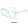 Lightweight and Stylish TR90 Large-frame Glasses with Anti-blue Light, Anti-fog, Anti-pollen, and UV Protection for Myopia.