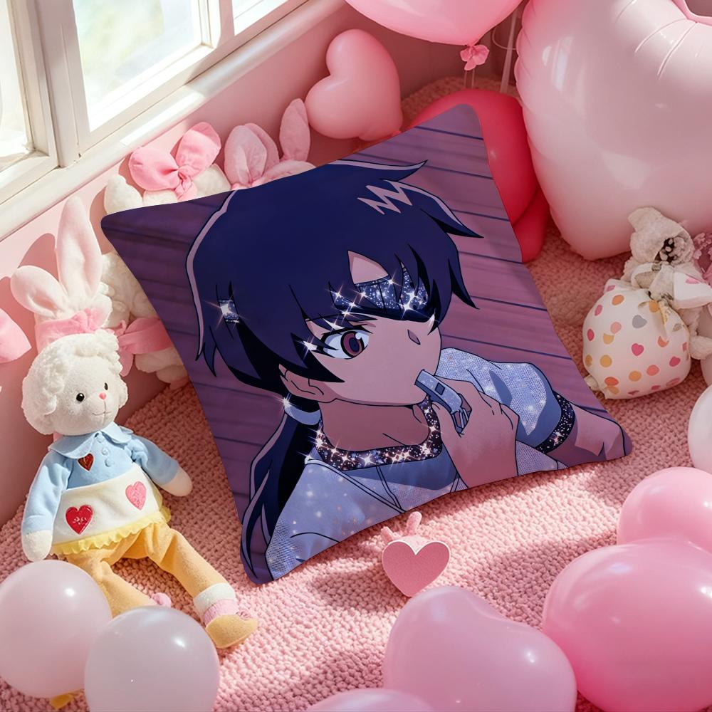 The F-Future D-Diary Anime Cushion Cover Pattern Printed Pillowcase for Living Room Sofa Cushion Cover & Bedroom Decor