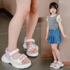 2025 Summer Girls' Sports Open-Toe Soft Sole Sandals for Students and Beach