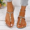 Fashion Women's Sandals Fashionable Flat Soft Comfortable Sandals Summer Elastic Strap Casual Slide Shoes Women Sandalias De Mujer