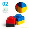 200pcs/Bag 1x1 Think Blocks Works With featuring 3024 DO IT YOURSELF Pixel Art Remix Painting QR Code Construction Block Part Brick Maker Playthings