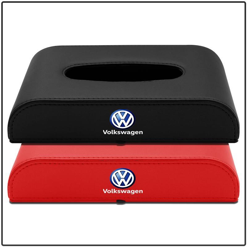 1Pcs Car Tissue Box Holder Armrest Box Storage Case Car Accessories For Volkswagen Golf-5 6 7 MK6 Jetta Lavida Polo Tiguan Passat B5 B6 B7