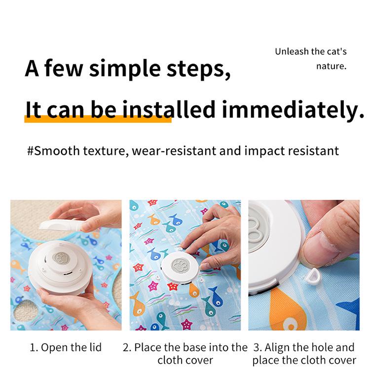 Interactive Cat Teaser: Self-Entertainment Hiding Turntable Toy