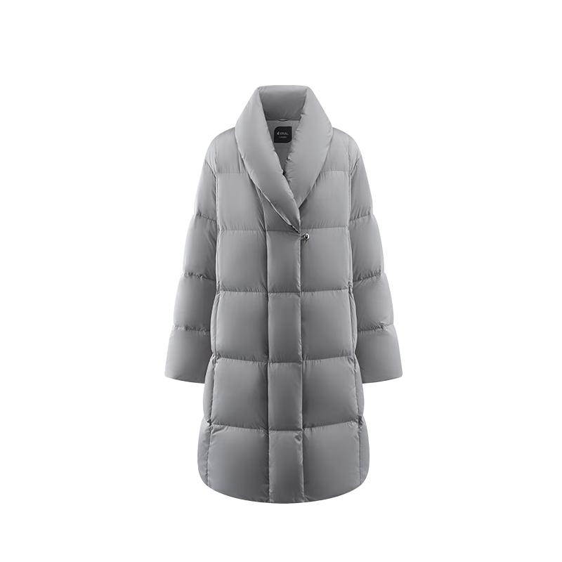 

Aileiyi Women s Elegant Long 90% Duck Down Winter Coat L