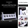 Multi-Camera Phone Holder: Floor & Desktop Stand with Charging Capability