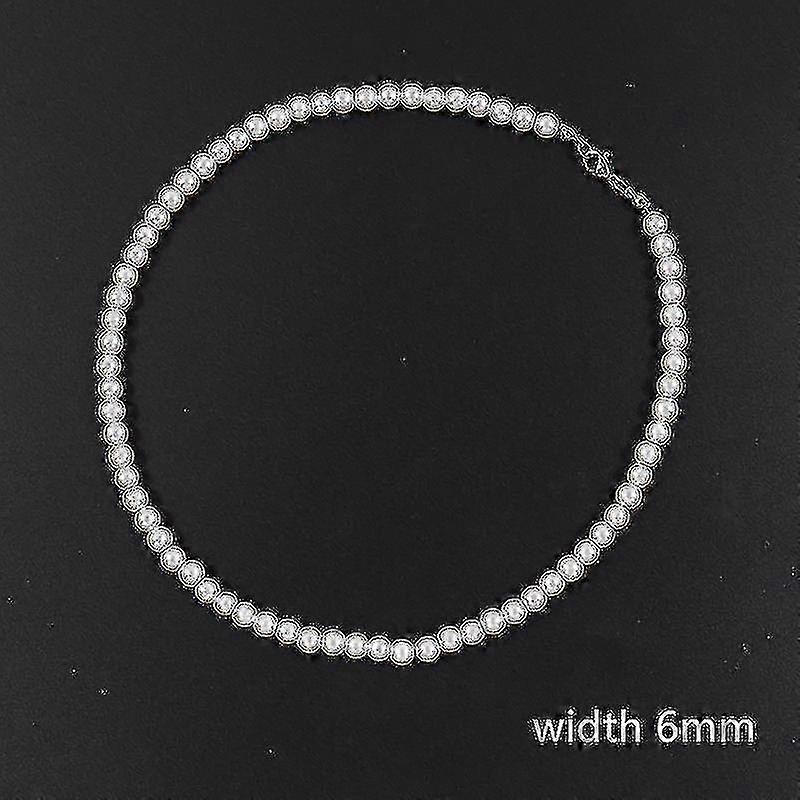 2025 2022 New Trendy Imitation Pearl Necklace Men Temperament Simple Handma