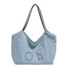 Denim Bag Women's New Popular Fashion Commuter Shoulder Bag Large Capacity Tote Bag