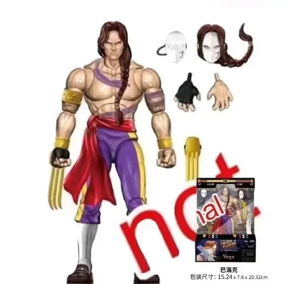 Toys Ryu Chunli Dhalsim Bison Ken Cammy Guile Dee Jay Blanka Sagat Vega Anime Action Figure Model Doll Toy Birthday Gifts