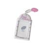 Korean Style Musical Notes Wings Card & Photocard Storage Sleeve with Anti-Lost Pendant