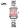 Gold Plated Watch for Women Ladies Light Luxury Style Square