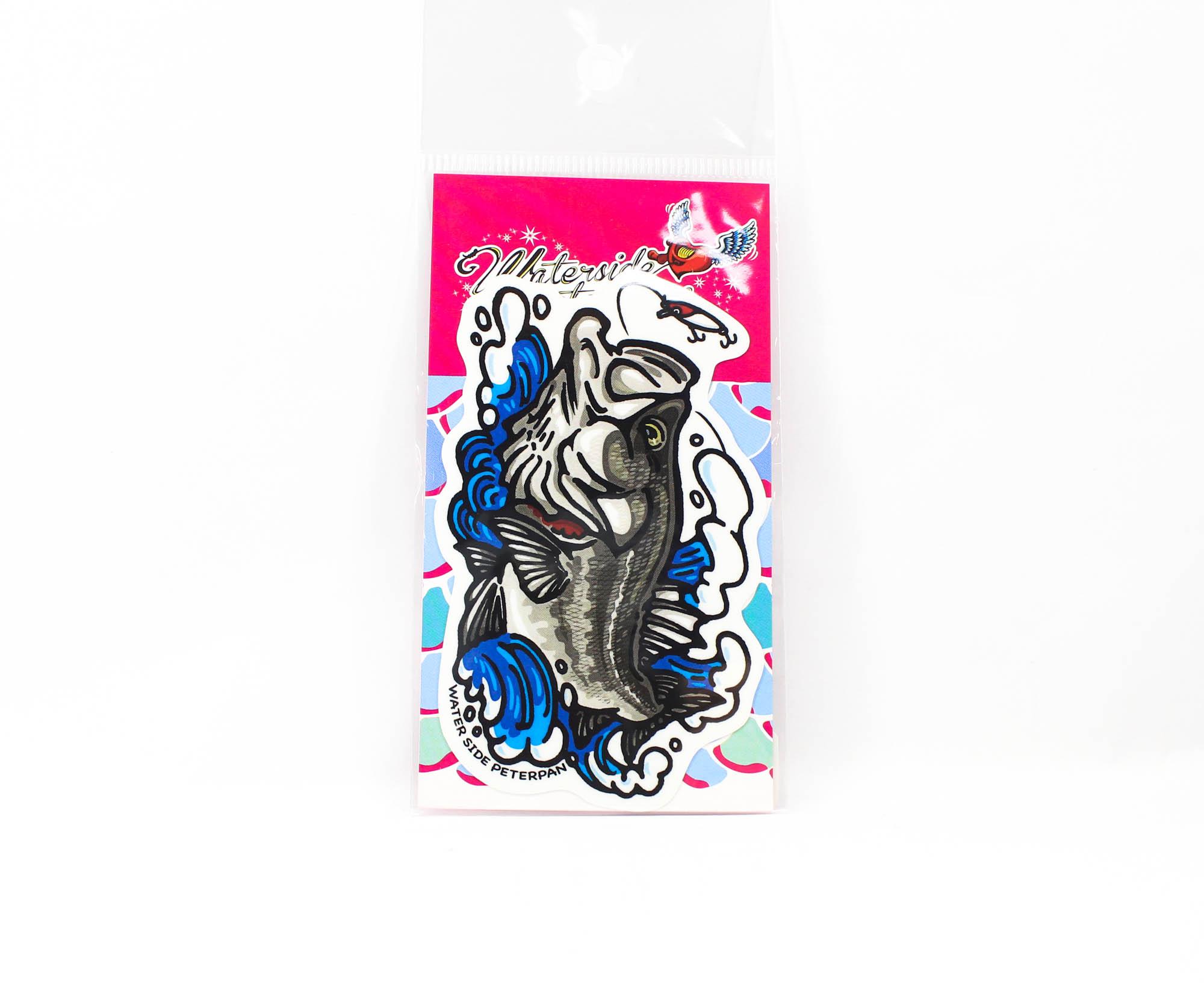 

Распродажа. Наклейка Peterpan Regular R Bite Seabass со стороны воды. (0464)