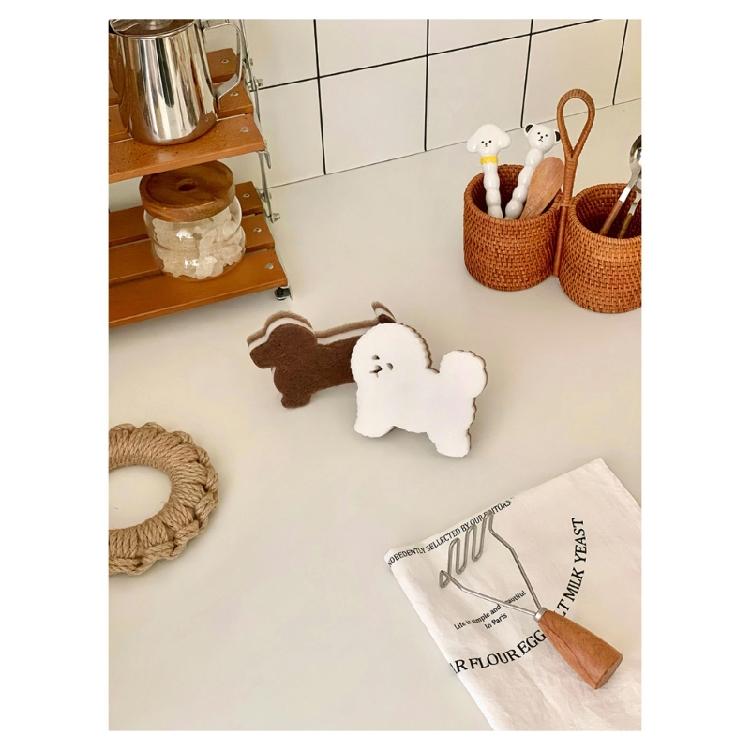 4PCS/LOT Durable Kitchen Sponges Dishwashing Helpers Displaying Cute Dog Designs For Everyday Use