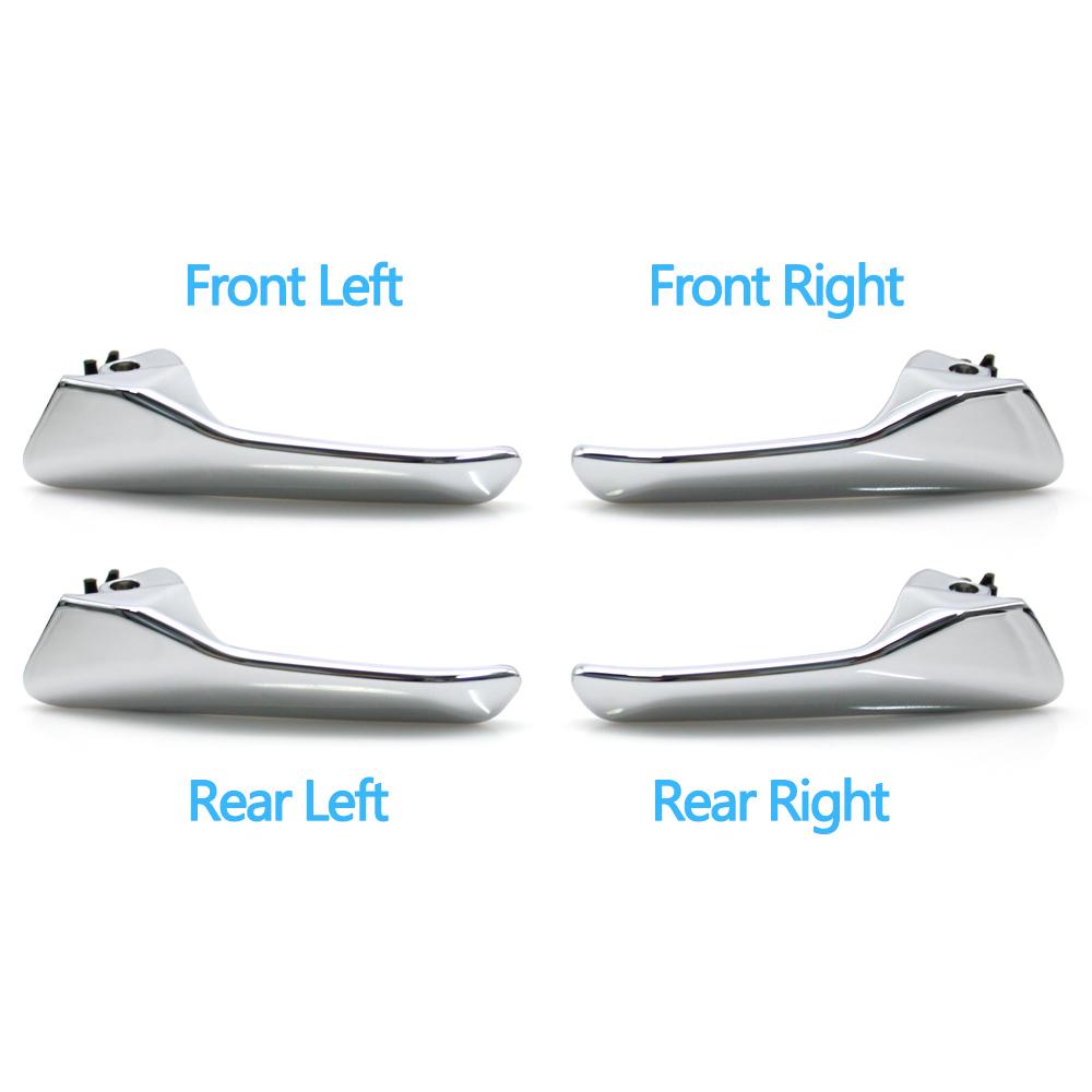 Auto Innen Vorne Hinten Links Rechts Chrom Türgriff für Mercedes Benz ML G C SLK Klasse W163 W463 W202 R170