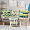 Polyester Colorful Geometric Pillow Case Combination Home Sofa Cushion Pillow Case