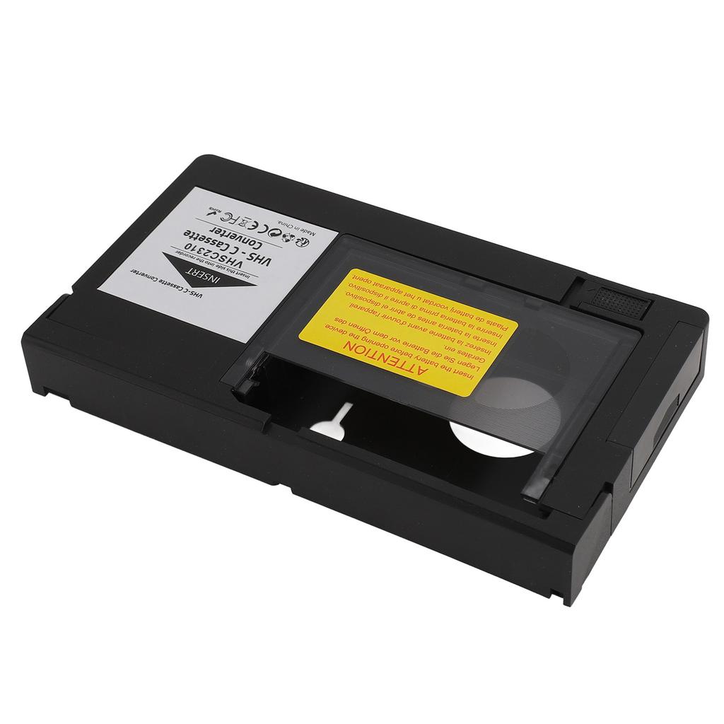 Kamera Adapter Kasetowy Odtwarzanie Nagrywanie Adapter Kasety Wideo Sterowanie Jednym Przyciskiem dla Taśm S‑VHS‑C S‑VHS