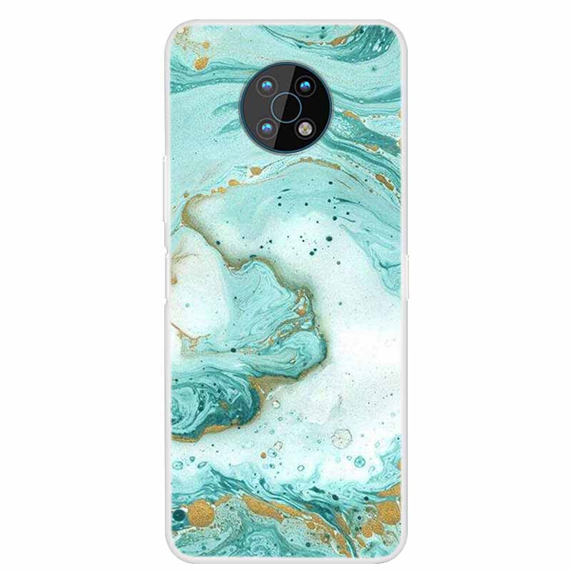 For Nokia G50 Cases G20 G10 G300 Clear Marble Soft Silicone Phone Cases for Nokia G50 5G Back Covers Bumper For NokiaG20 G 50 5G