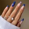 Nagelkonst Bär Naglar Enkel Blå Fransk Nagelkonst Nagellapp Nagellapp Nagellapp Nagellapp Nagellapp