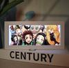 Demon Slayer Picture Frame Night Light Bedside Table Decor Nezuko Anime Peripheral Figures Ornaments Cartoon Lamp Birthday Gifts