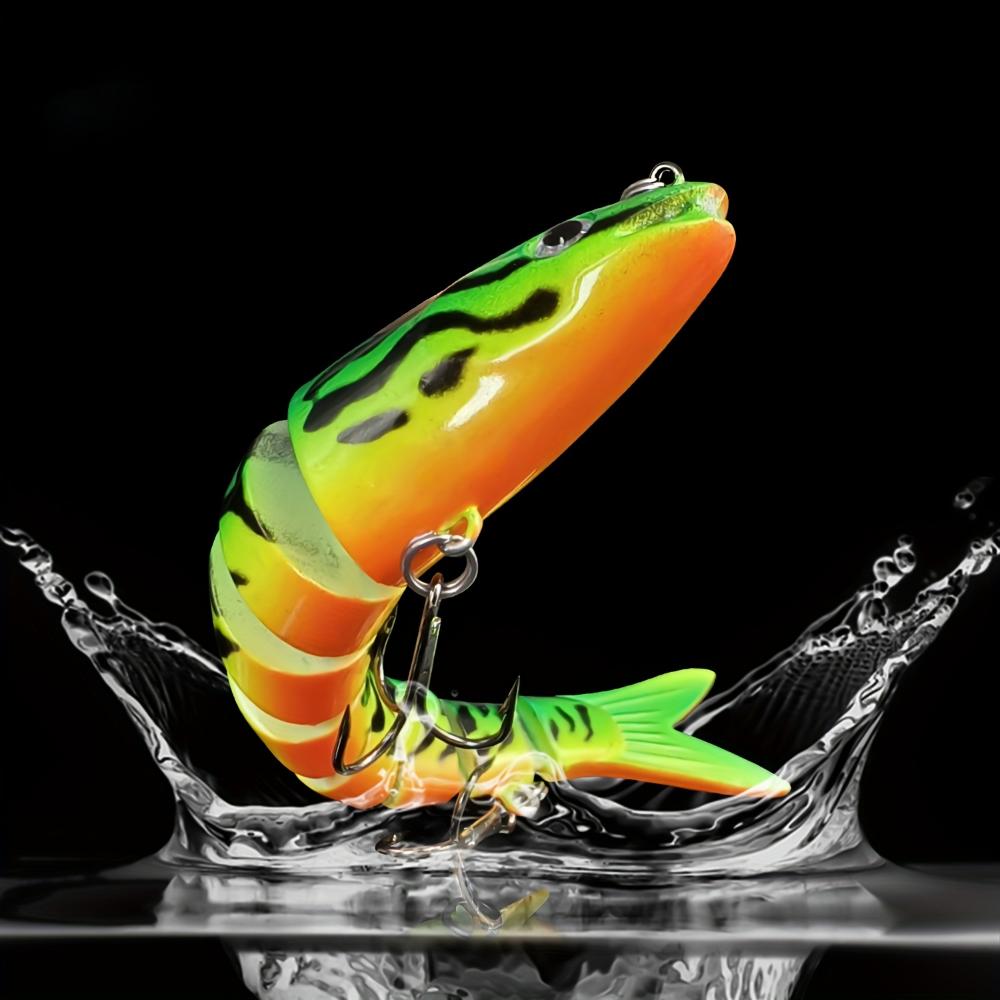 Multi-Joint Simulation Fishing Bait for Trout and Bass - Slow Sink, Realistic Design