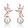 RAKOL Elegant Pearl Earrings for Women - European & American Stylish Fashion Trend Jewelry