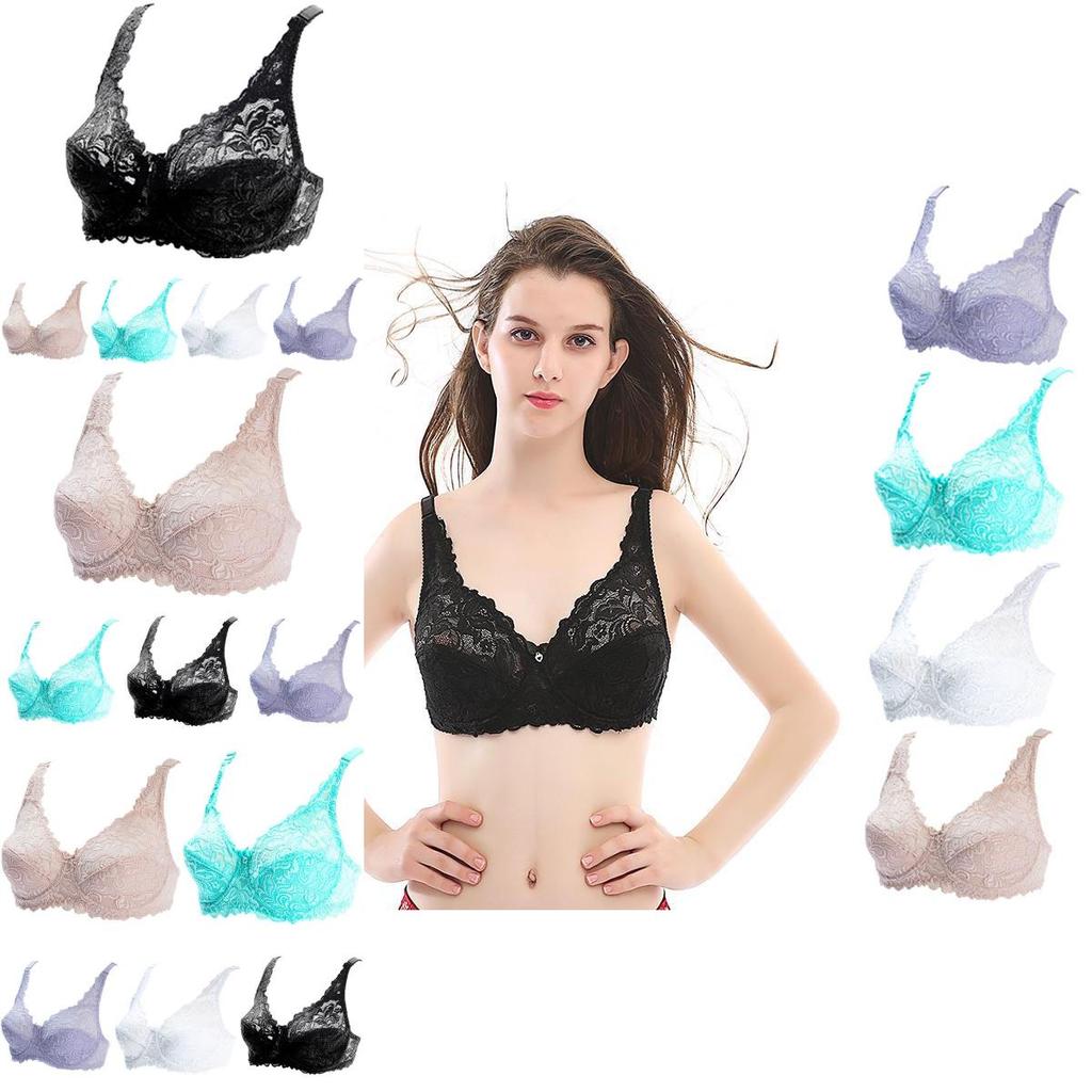 Eleganter Und Sexy Spitze Damen BH Übergröße 75-100 D E Ultradünne Büstenhalter 95e 100e Unterwäsche