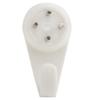 50-Pack ABS Medium Wall Hook Nails Set for Hanging Frames, White - Free Shipping