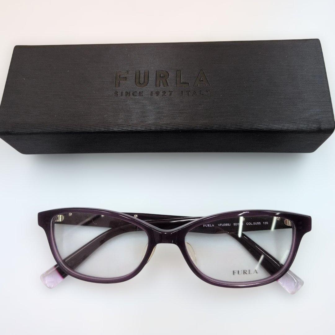 Used FURLA VFU068J Glasses Purple