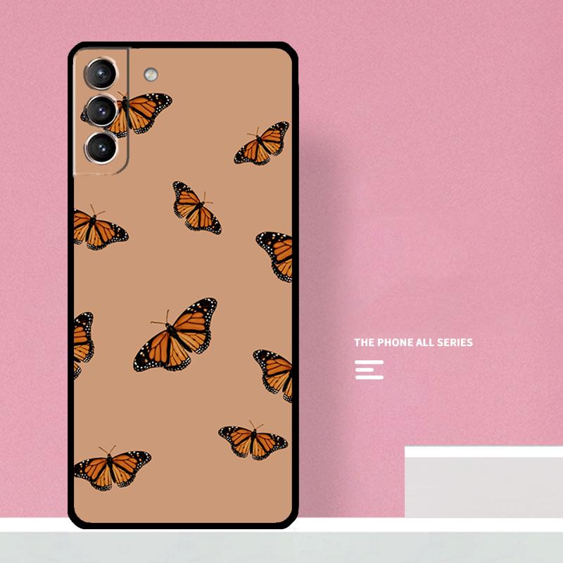 Butterfly Phone Case For Samsung Galaxy S26 S25 S24 S20 S21 S22 S23 Ultra S10 Plus S25 FE Cover Coque