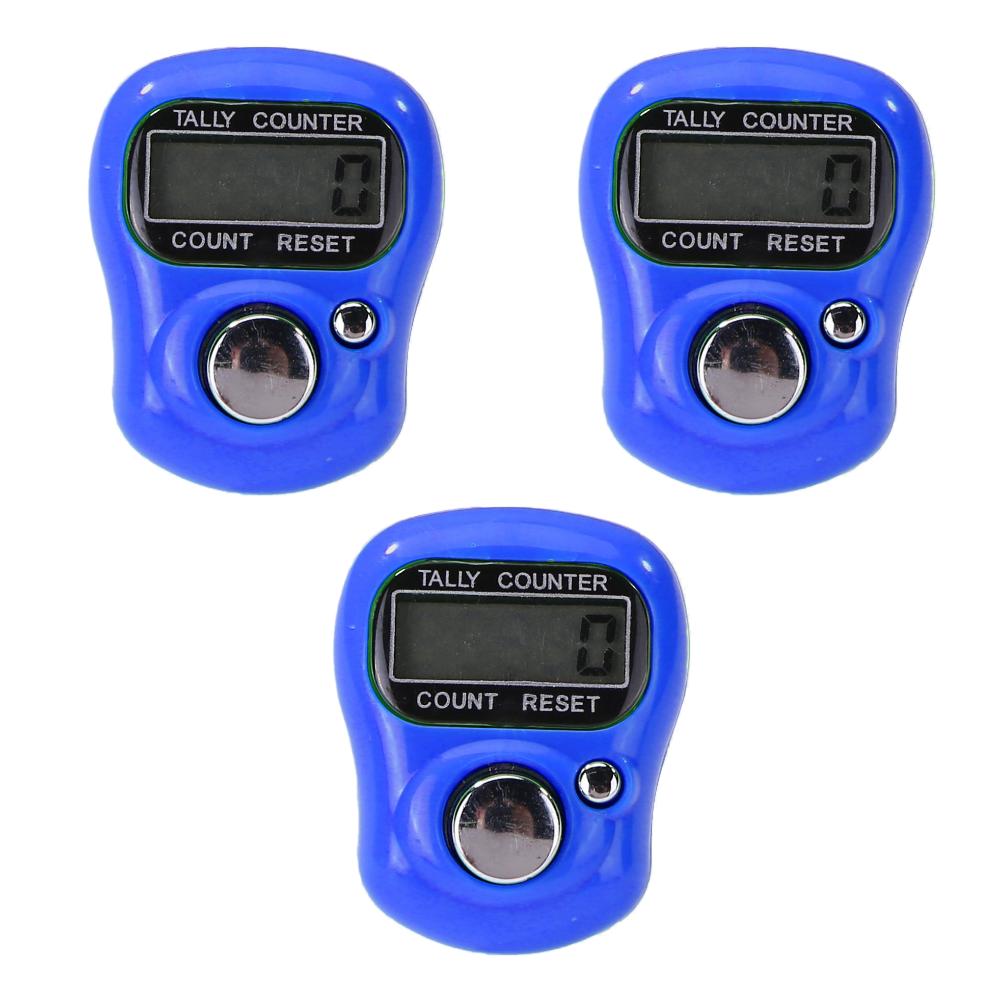 20-1 szt. Licznik palcowy Klik Mini Marker ściegów Rząd Robótki na drutach Liczniki elektroniczne Cyfrowy licznik kliker LED Narzędzie